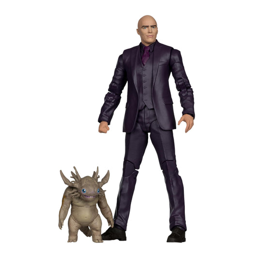 McFarlane Toys Lex Luthor with Baby Kaiju, front view, ideal for display and collection