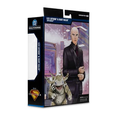 McFarlane Toys Lex Luthor & Baby Kaiju on shelf for display