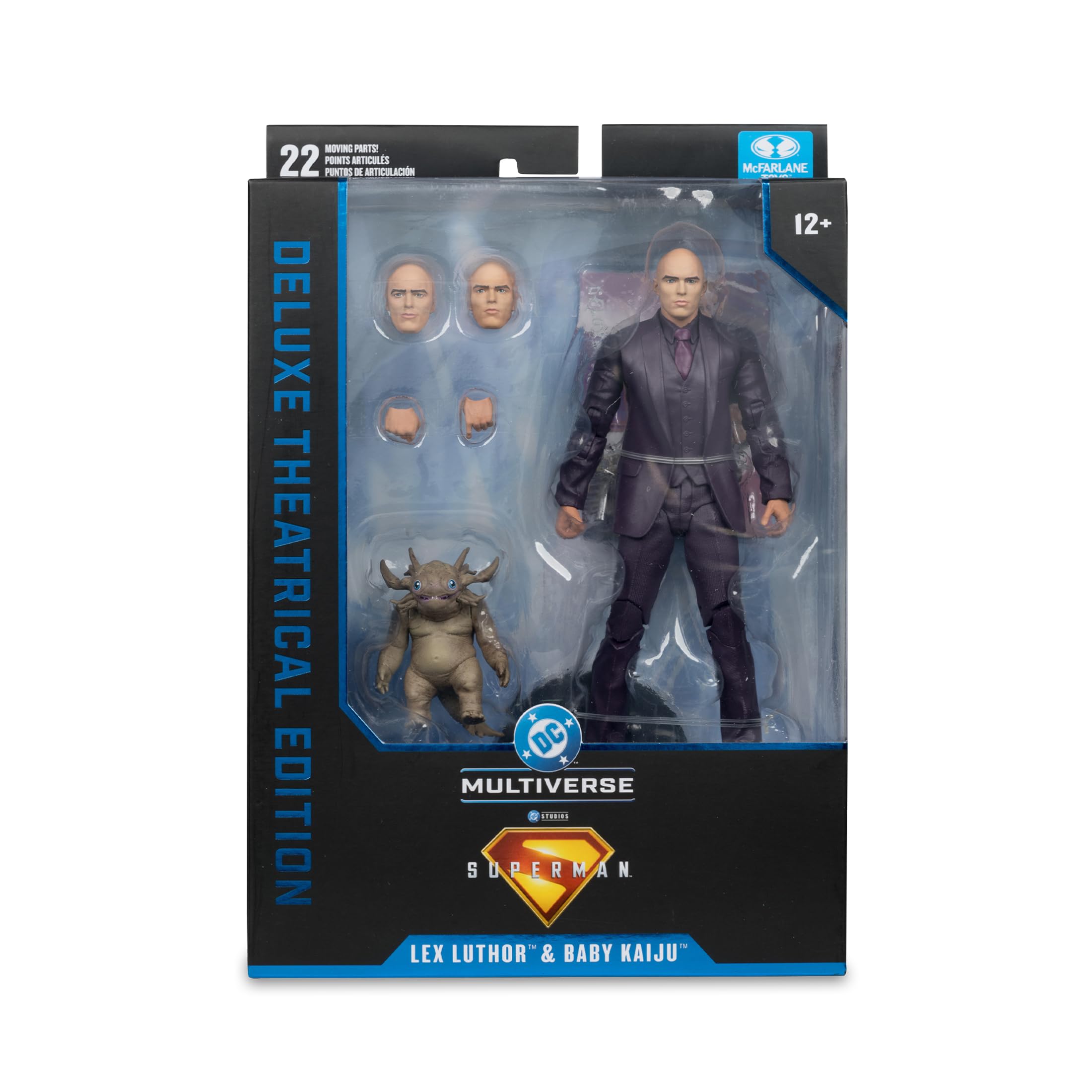 McFarlane Toys Lex Luthor deluxe packaging for display