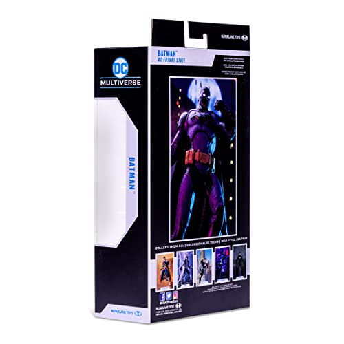 McFarlane Toys Next Batman costume texture and detailing for premium display.