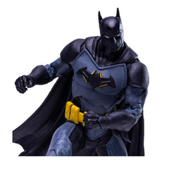 McFarlane Toys Next Batman Future State figure with batarang accessory for action-ready display.
