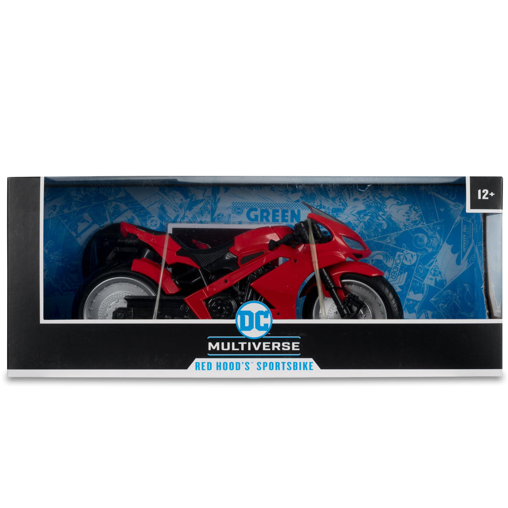 McFarlane Toys display-ready vehicle with stand included.