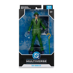 McFarlane Toys Riddler with 22-point articulation enables dynamic poses.