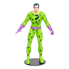 McFarlane Toys DC Multiverse The Riddler 7in front view for dynamic display.