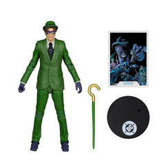 McFarlane Toys Riddler 7in figure side pose highlights poseability and detail.