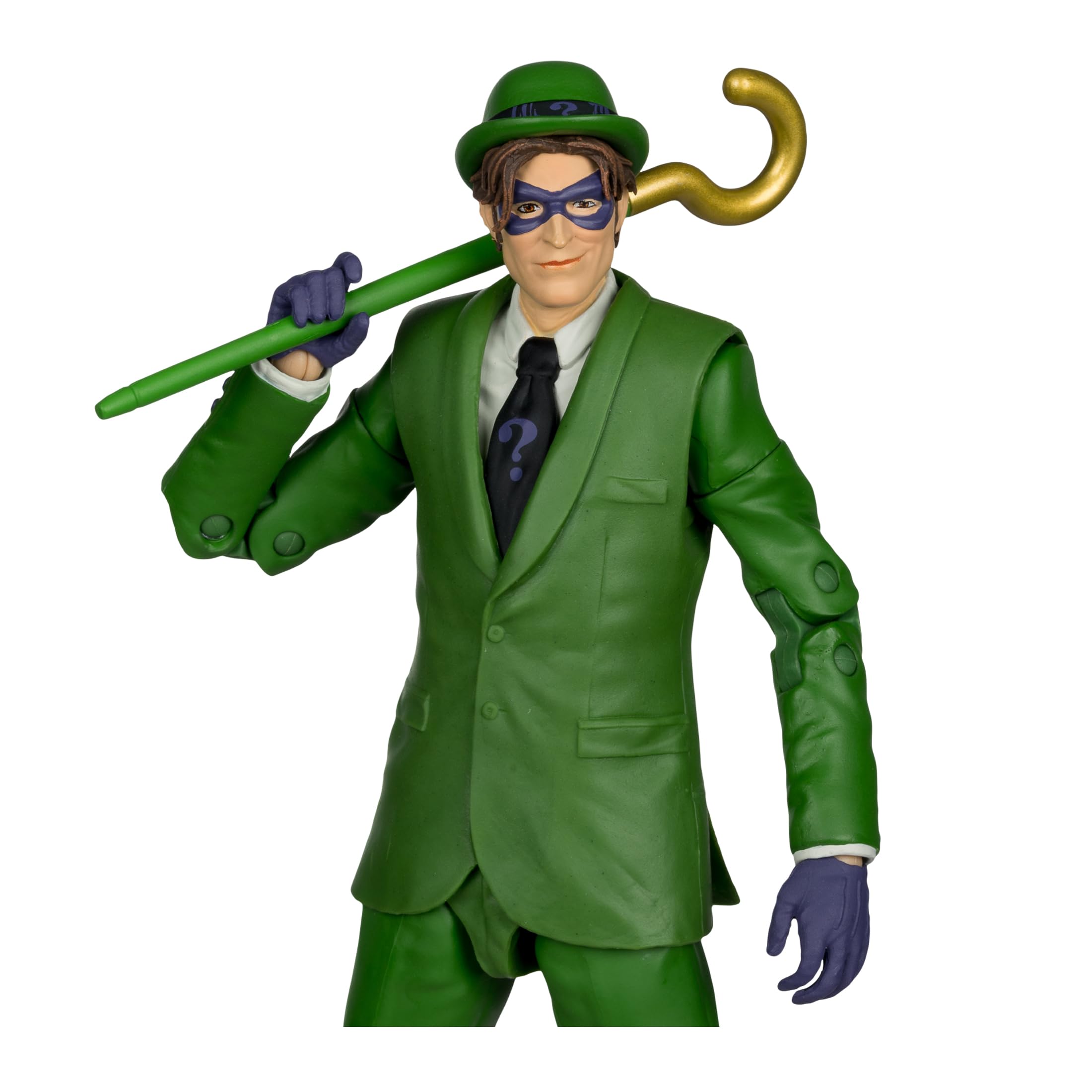 McFarlane Toys Riddler art card front art for collectors.
