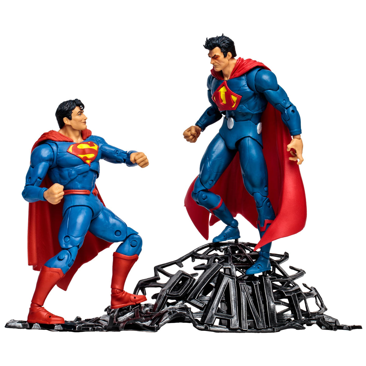McFarlane Toys DC Multiverse Superman 7in figure front pose, display-ready