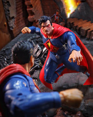 McFarlane Toys DC Multiverse Superman Earth-3 7in figure front pose, dynamic display