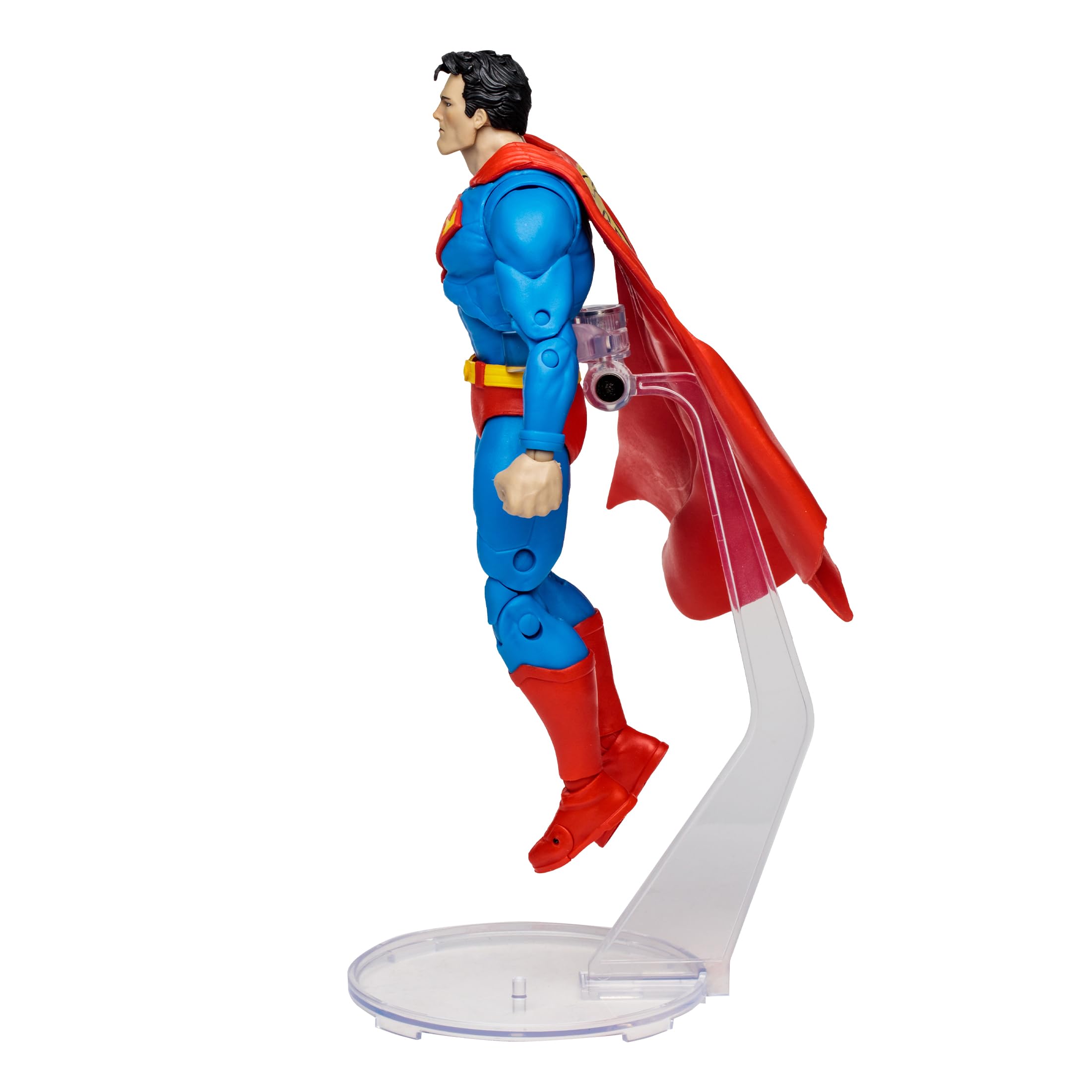 Flight stand included for airborne action poses