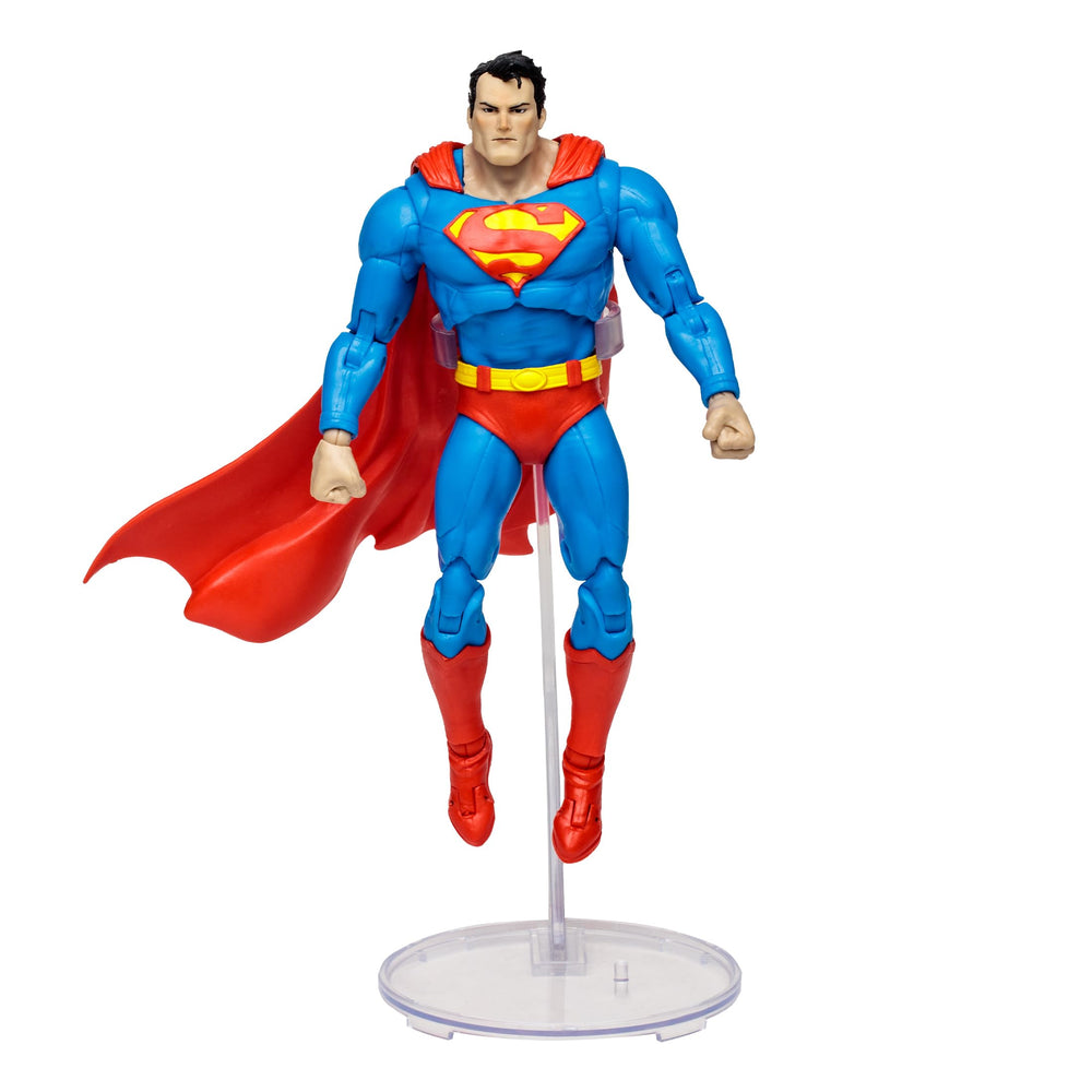 McFarlane Superman Hush 7in figure front view for dynamic display