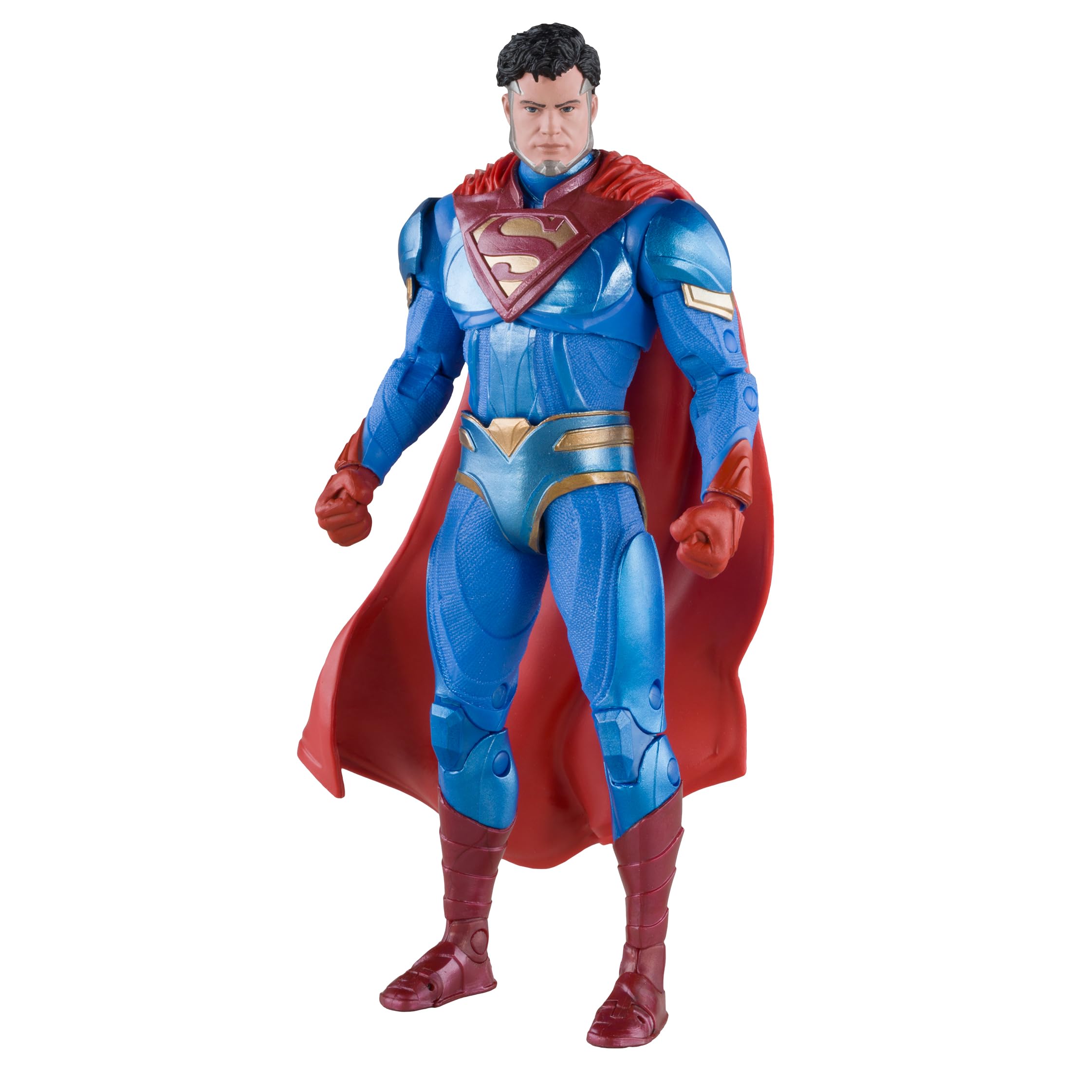 McFarlane Toys DC Multiverse Superman Injustice 2 front pose for dynamic display