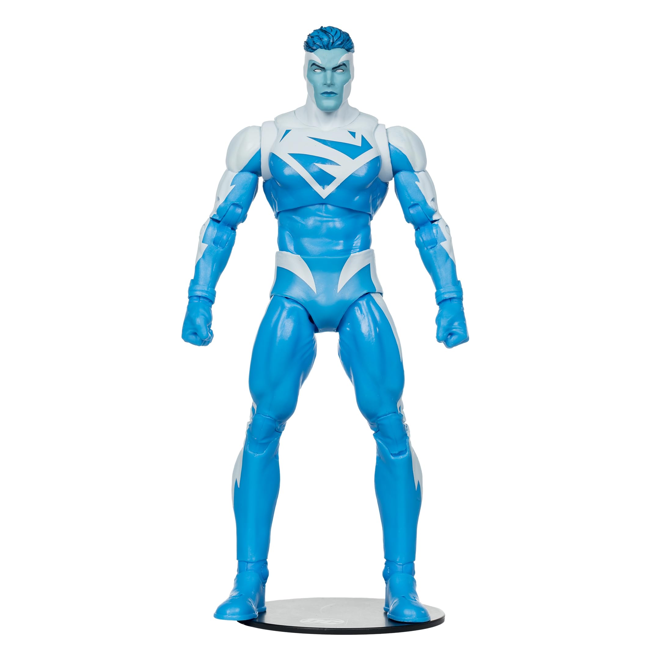 McFarlane Toys Superman JLA 7in regular blue style offers classic look