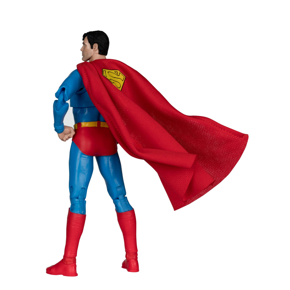 McFarlane Toys Superman 1978 art card back biography text