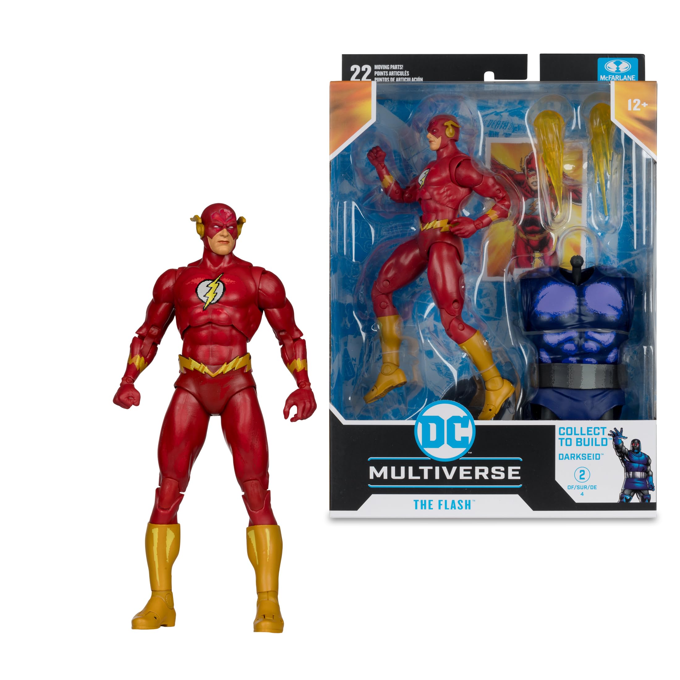McFarlane Toys The Flash collectible art card front enhances display storytelling