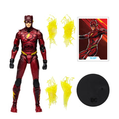McFarlane Toys The Flash Movie 7-Inch art card back reveals biography details.