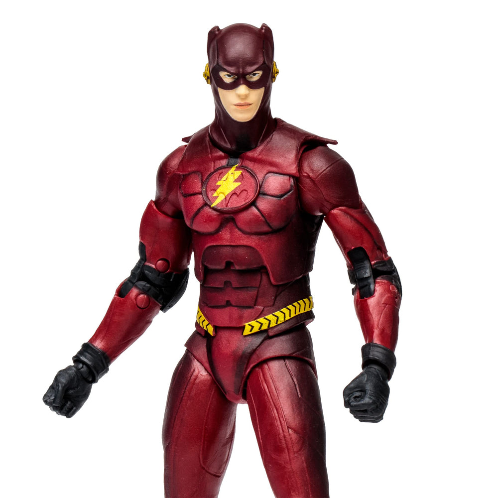McFarlane Toys The Flash Movie 7-Inch Batman-suit display showing dual-function look.
