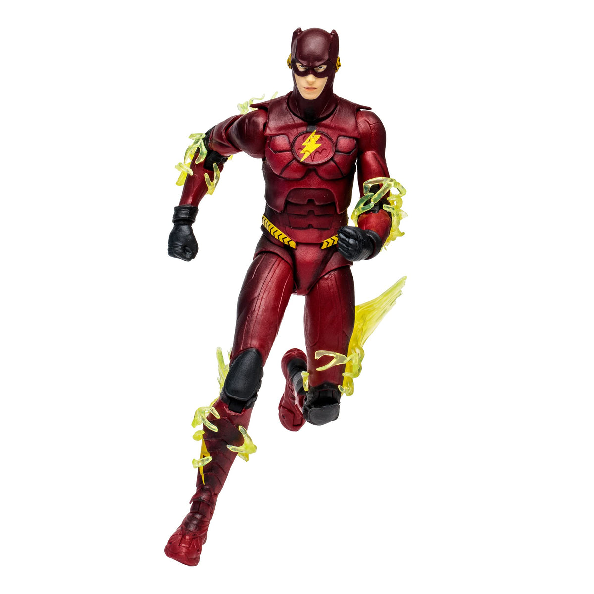 McFarlane Toys The Flash Movie 7-Inch front view perfect for dynamic display and posing.