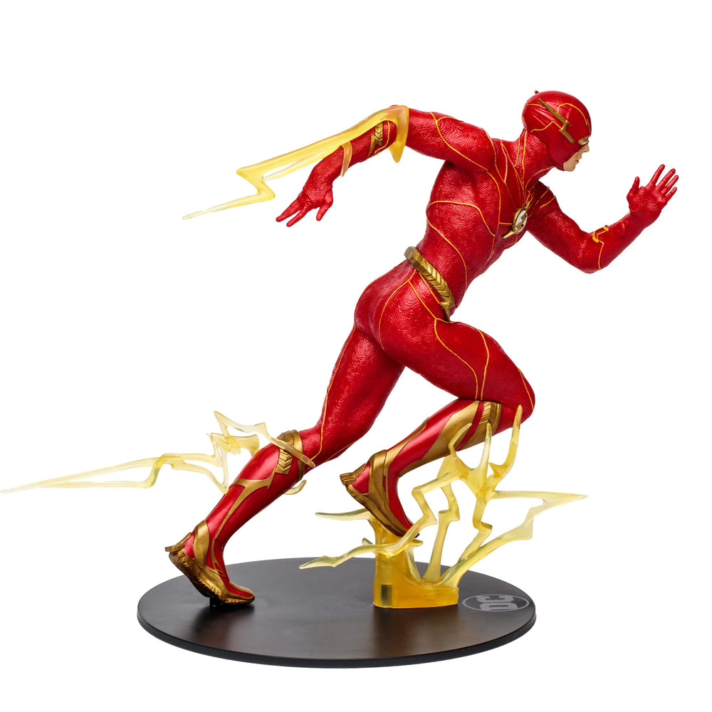 McFarlane Toys The Flash art card back provides character biography details.
