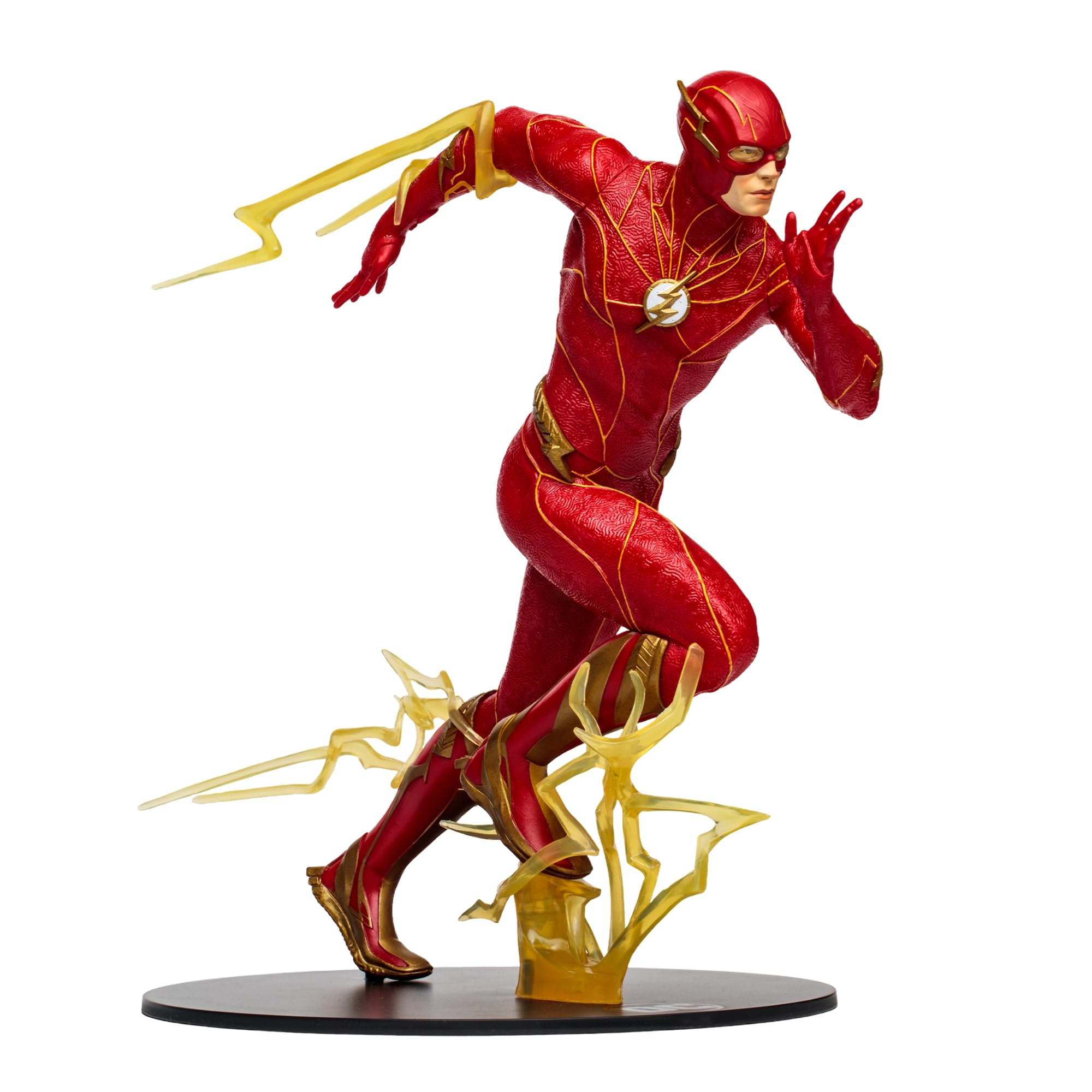 McFarlane Toys The Flash statue in running pose for dynamic display.