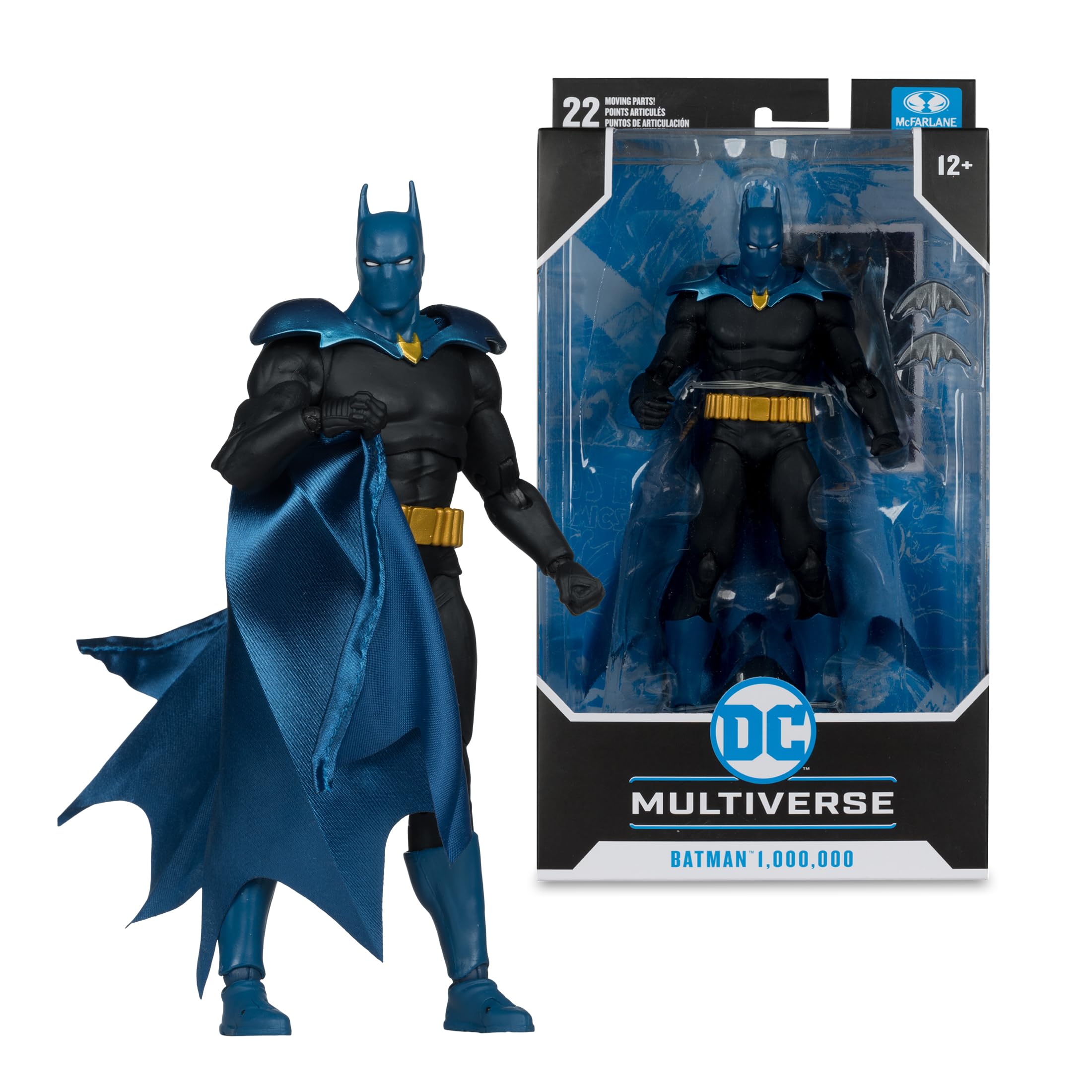 McFarlane Batman 1,000,000 collector art card with artwork and biography.