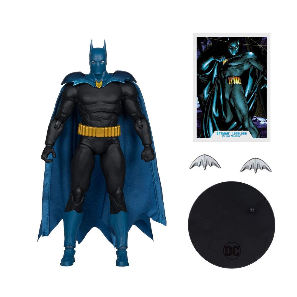 McFarlane Batman 1,000,000 close-up showing intricate armor texture for collectors.