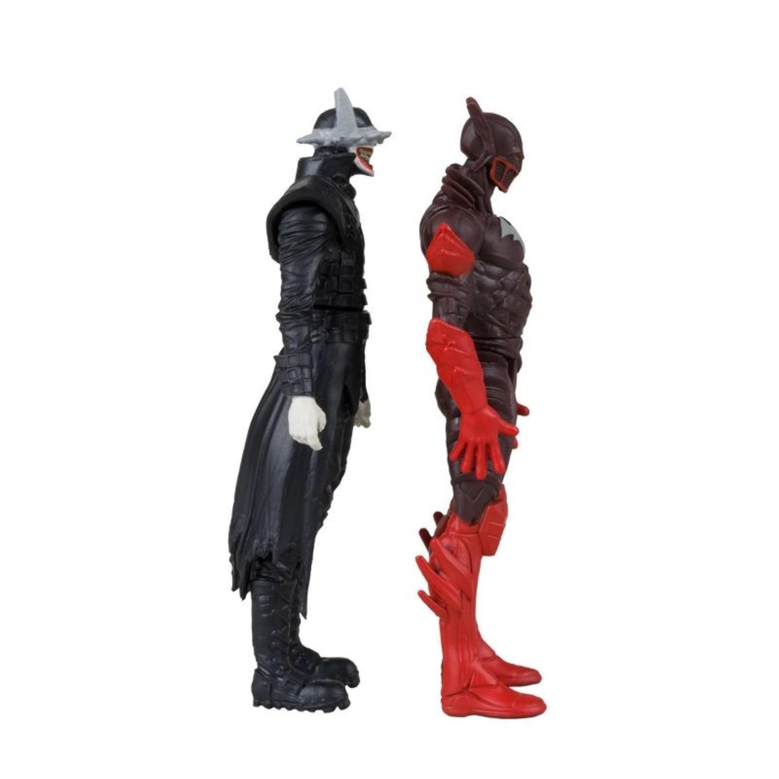McFarlane Toys Red Death armor detail, red metallic suit highlight