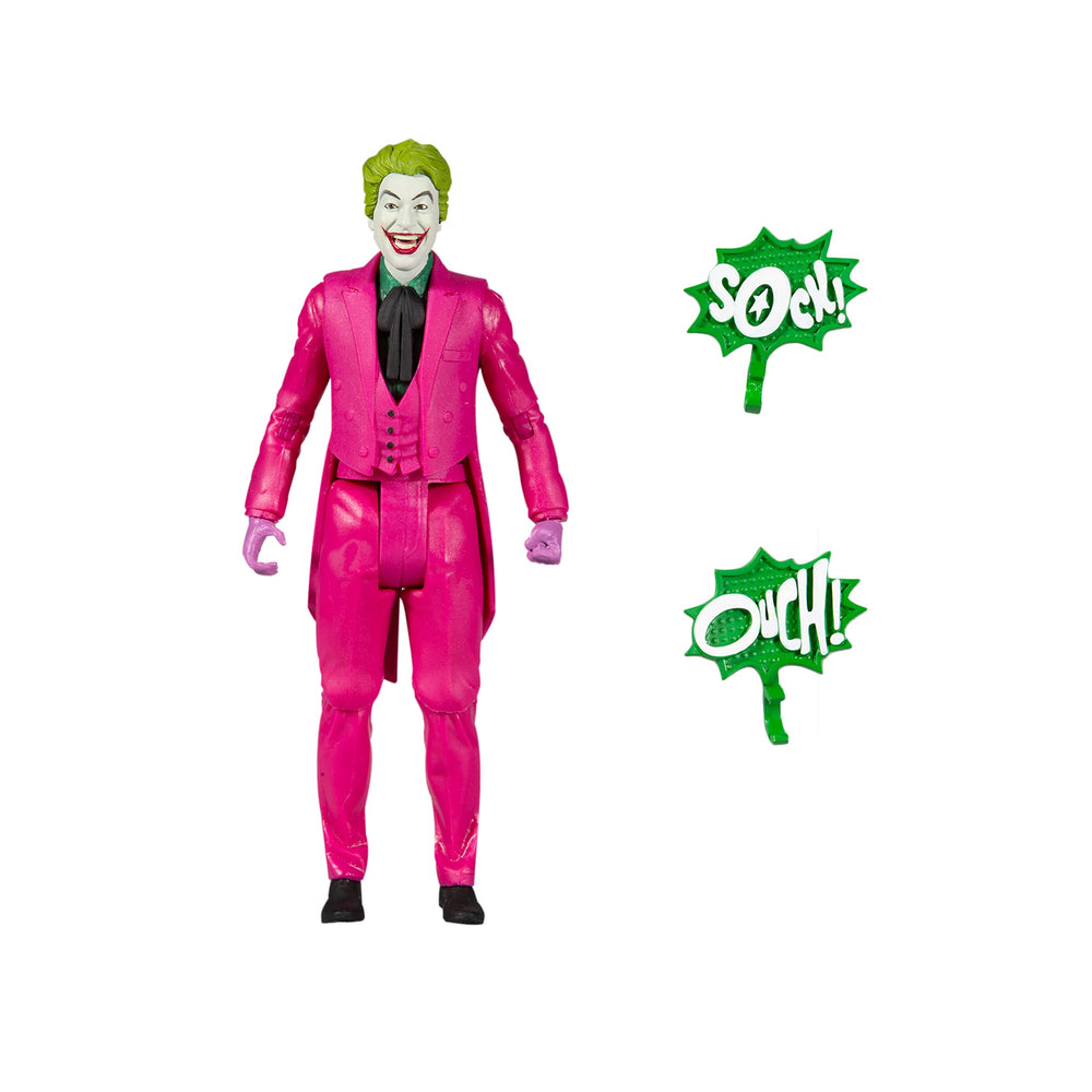 McFarlane Toys DC Retro Joker old-school packaging close-up for retro display
