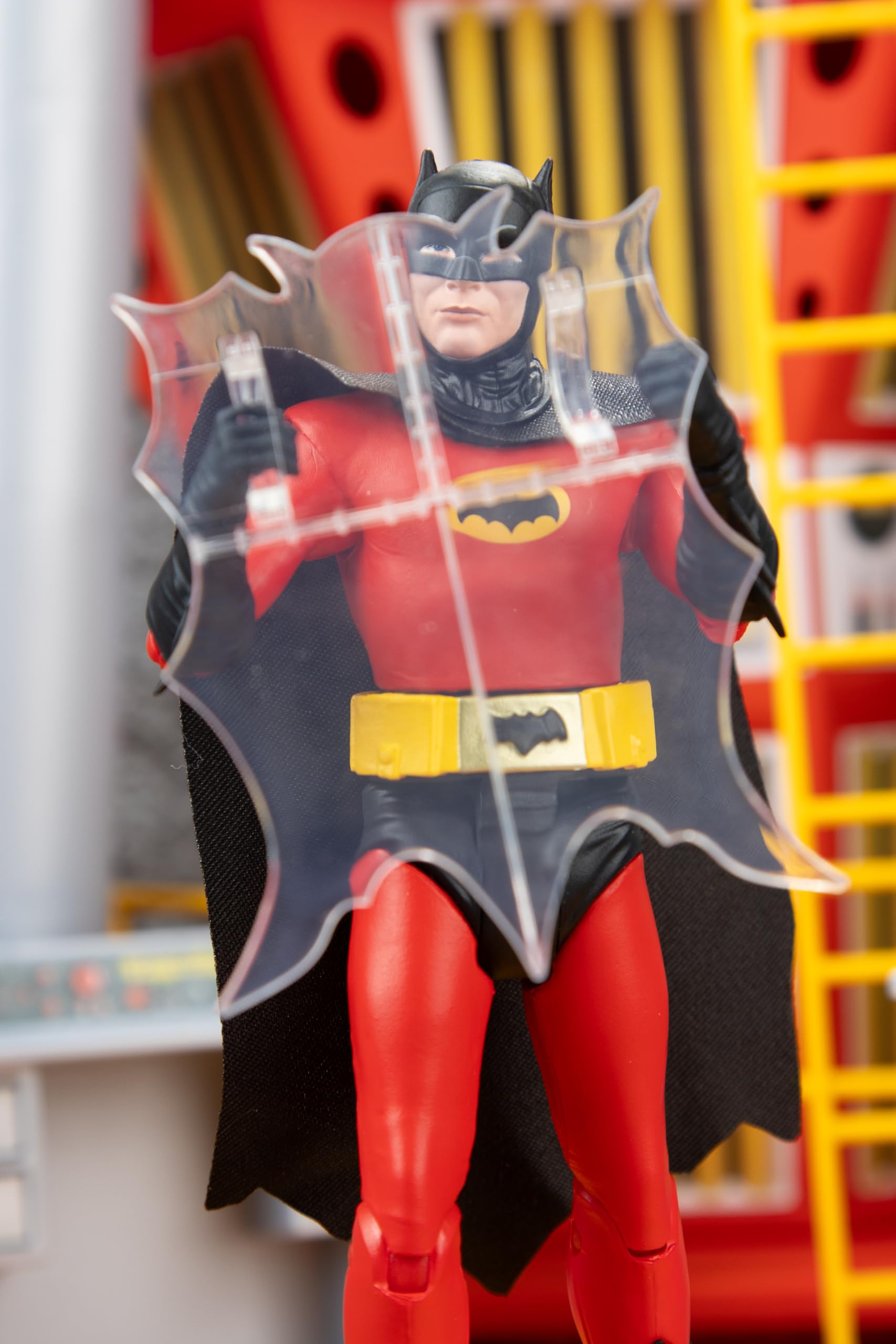 DC Retro Batman 66 figure back view for complete display from all angles