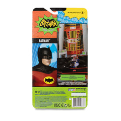 Figure in display pose for an era-inspired DC Retro collection
