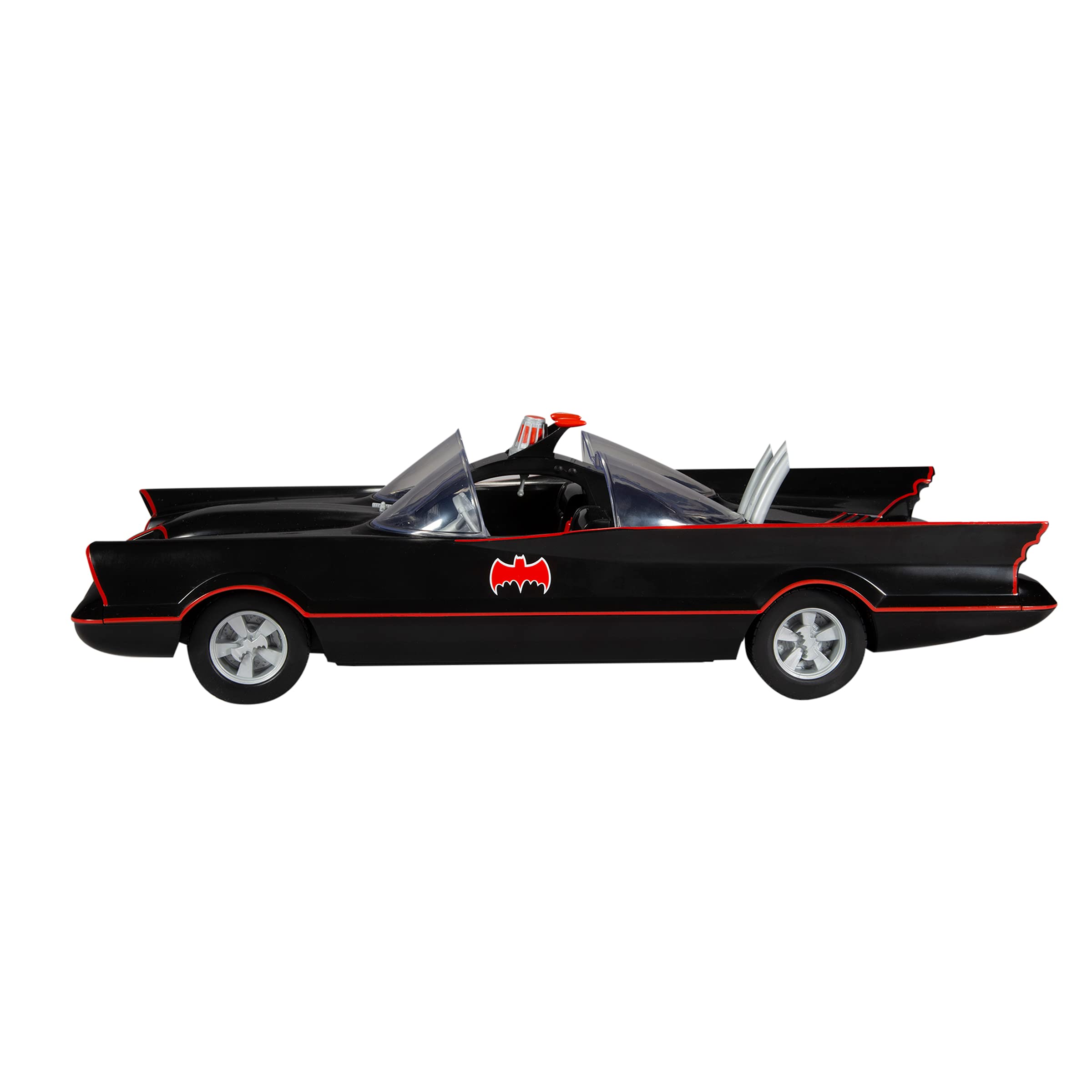 McFarlane Toys DC Retro Batmobile gadgets-laser-magnets add drama for photos