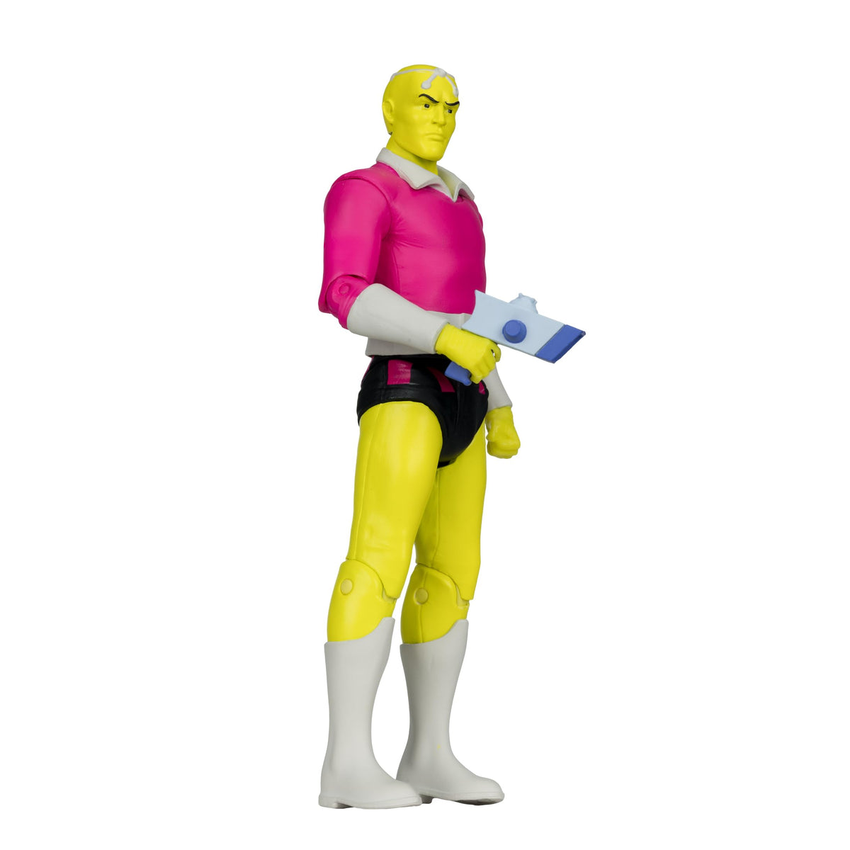 McFarlane Toys Brainiac retro figure front view for display and collection