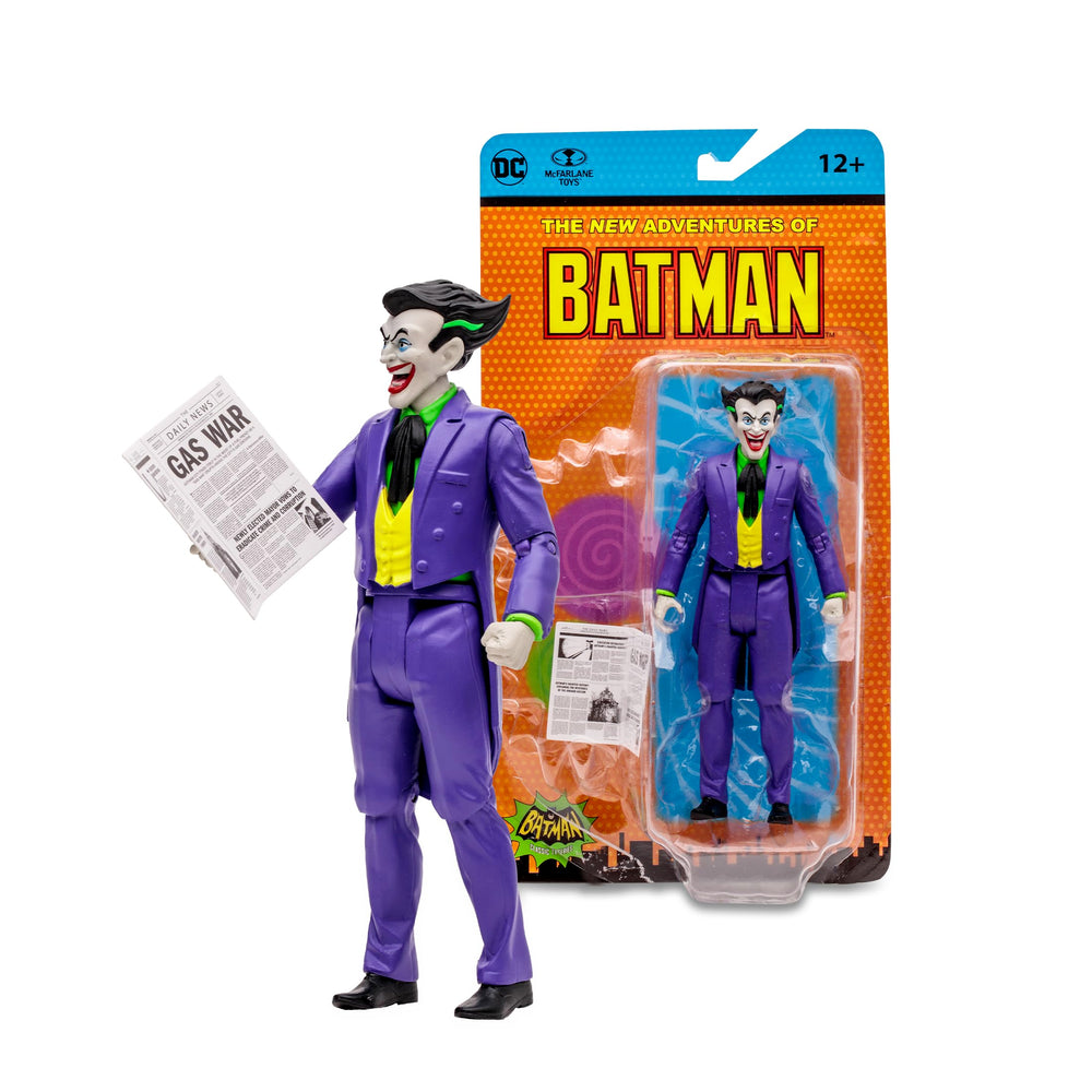 Joker figure as collectible in the New Adventures line for fans.