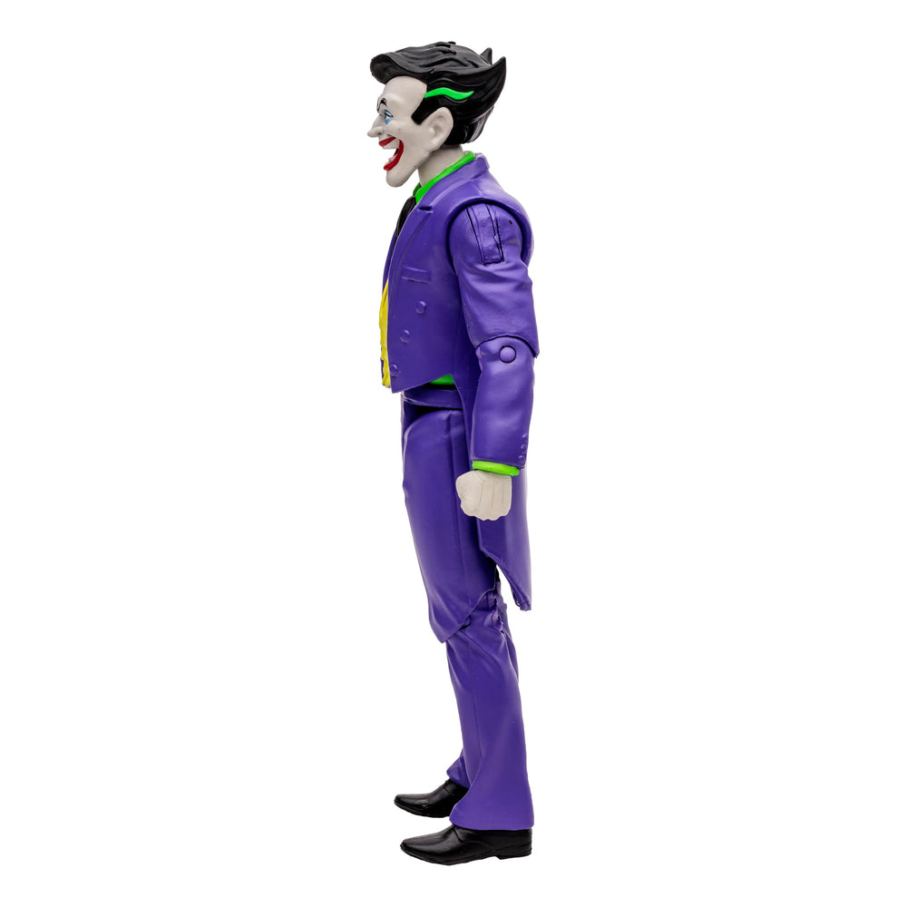 Diorama-ready Joker figure for Gotham-themed displays with support figures.