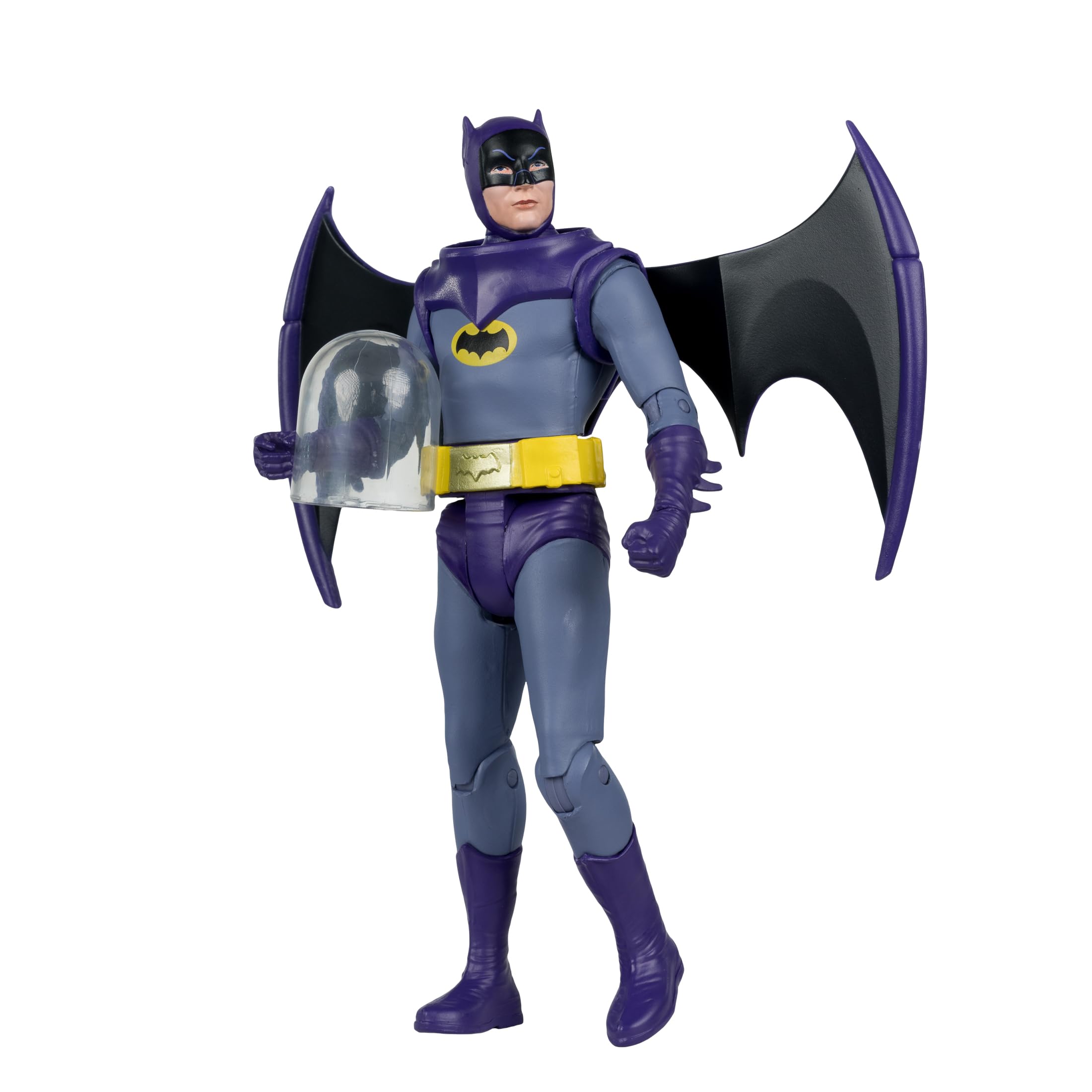 McFarlane Toys DC Retro Space Batman 6in front view ideal for display