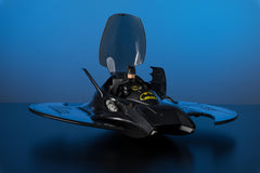 Batman Batwing cockpit opening showing interactive feature for display setups