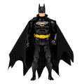McFarlane Toys Batman black suit front view displays collectible-grade detailing for display