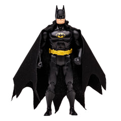 McFarlane Toys Batman black suit front view displays collectible-grade detailing for display