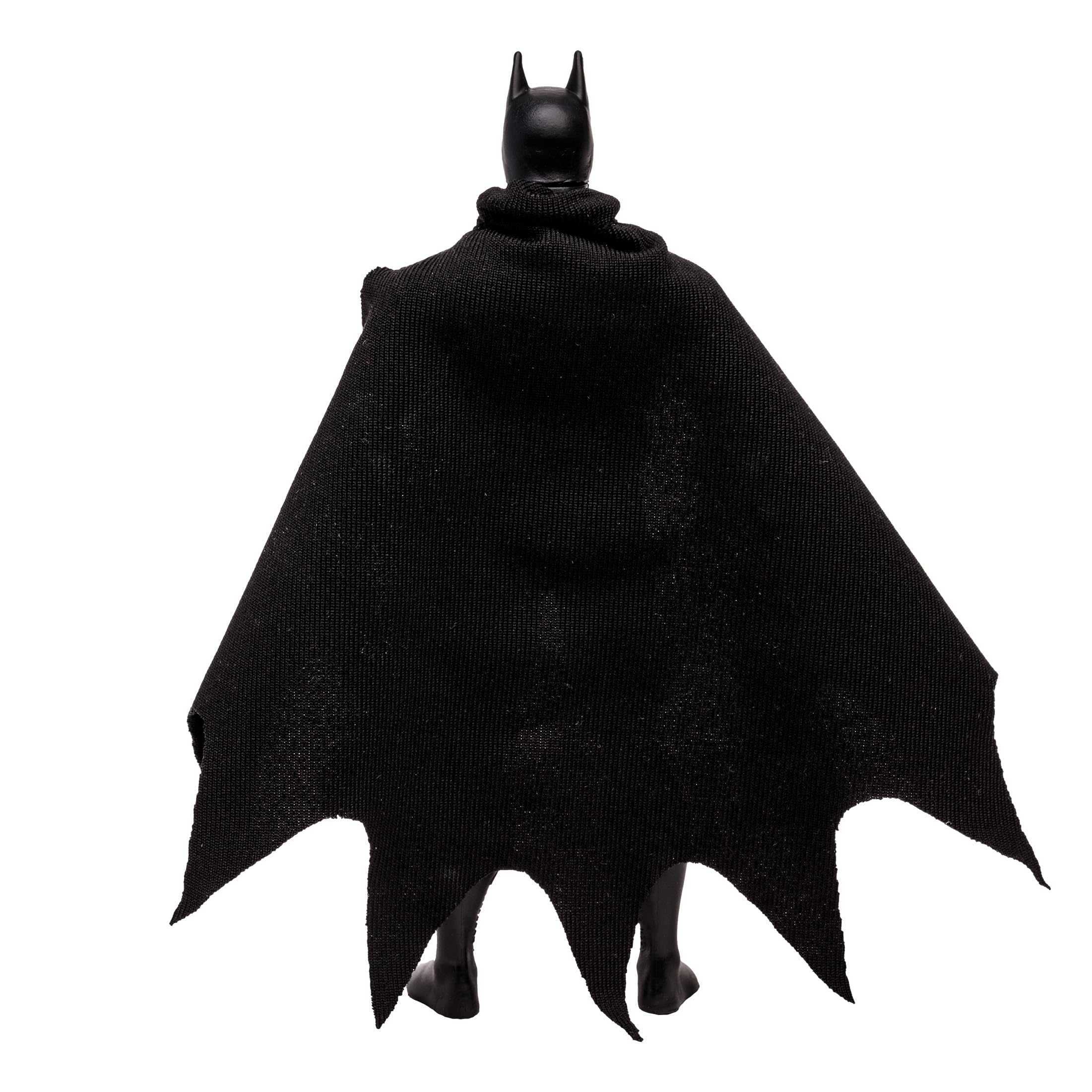 McFarlane Toys Batman black suit hero pose captures classic vigilante silhouette