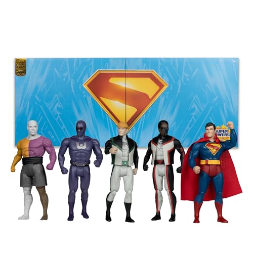McFarlane Toys Superman close-up showing articulation and retro styling