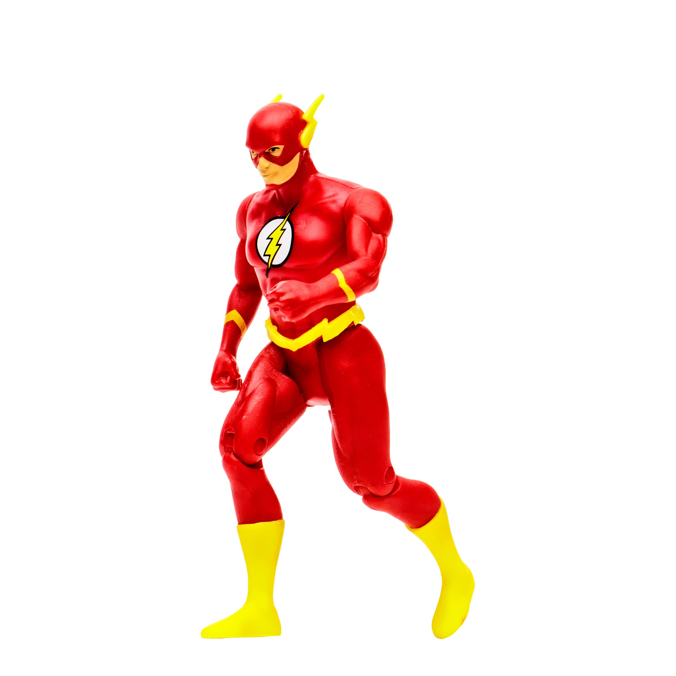 McFarlane Toys The Flash articulation closeup showing five points for dynamic posing.
