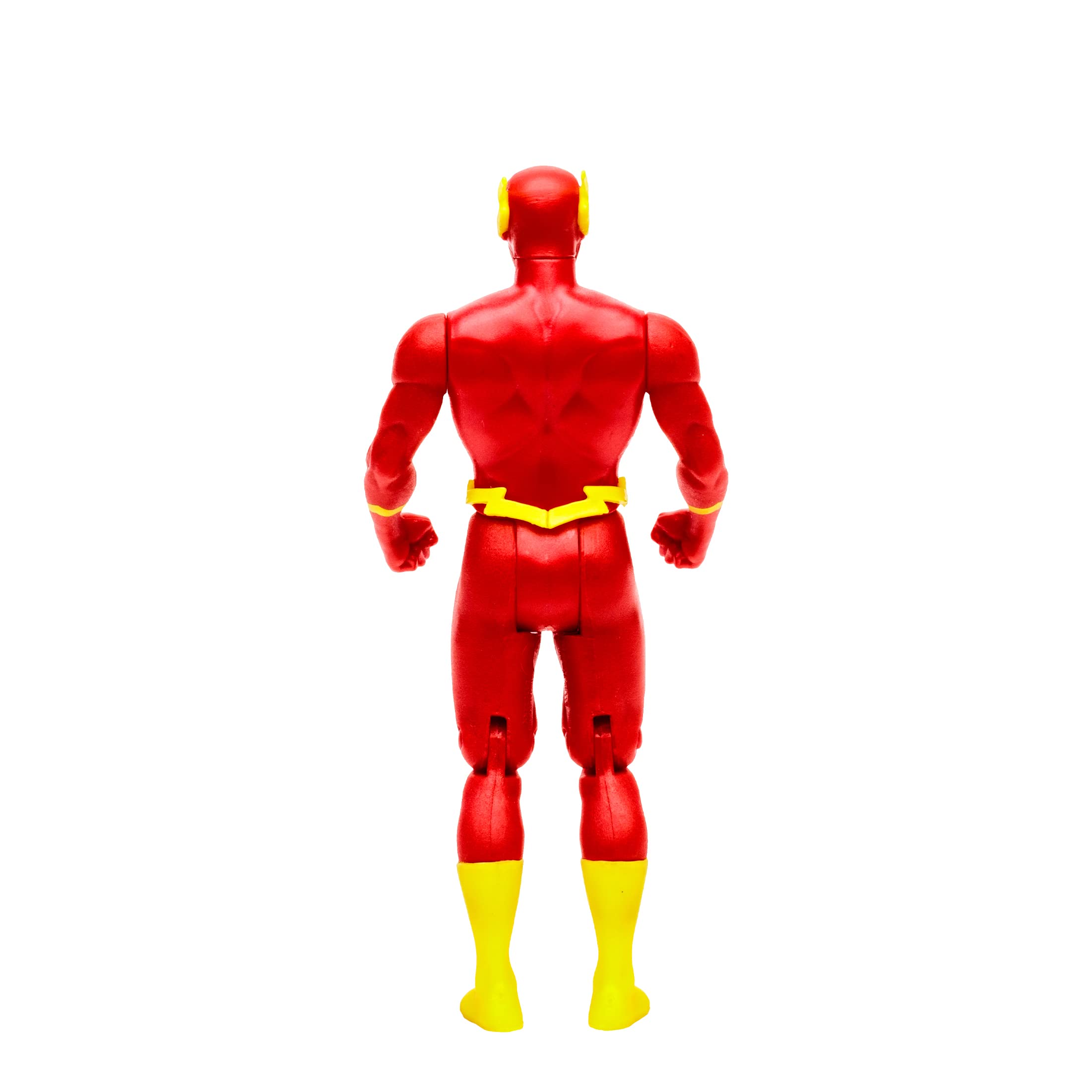 McFarlane Toys DC Super Powers The Flash figure nostalgia packaging on blister card.