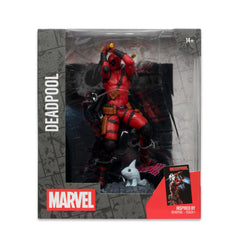 McFarlane Toys Deadpool vinyl finish offers premium look and feel.
