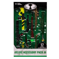 McFarlane Toys deluxe 7in accessory pack window box showcases the exclusive set