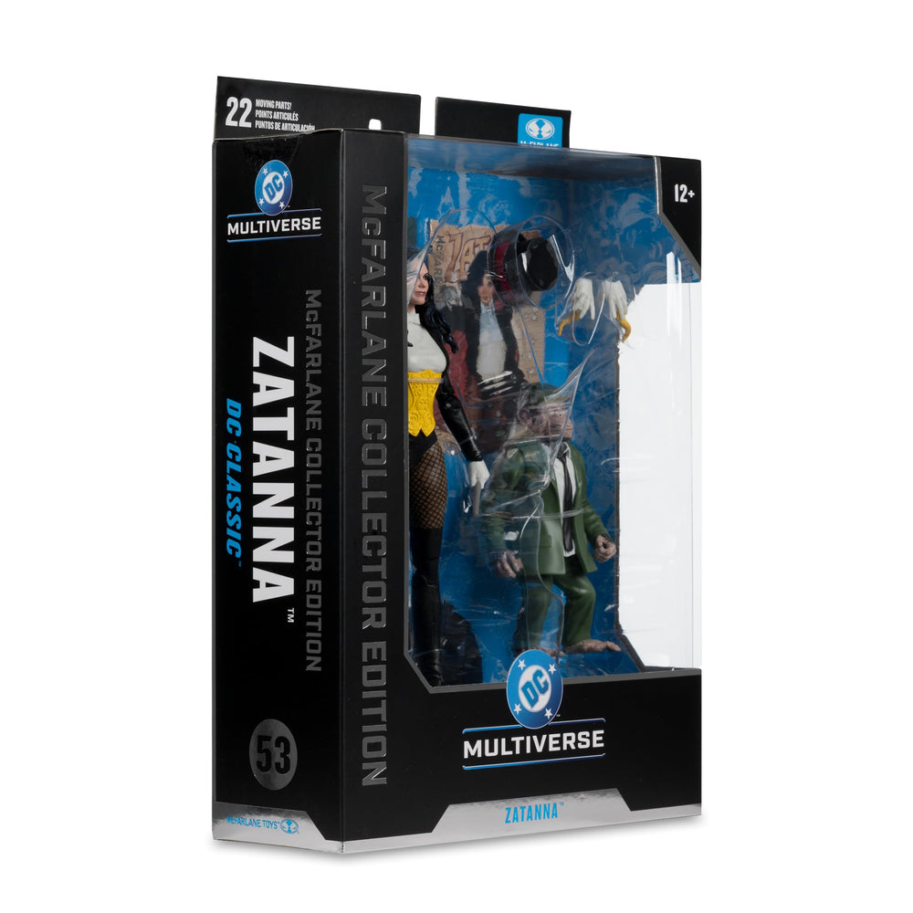 McFarlane Toys Detective Chimp figure pairs with Zatanna set