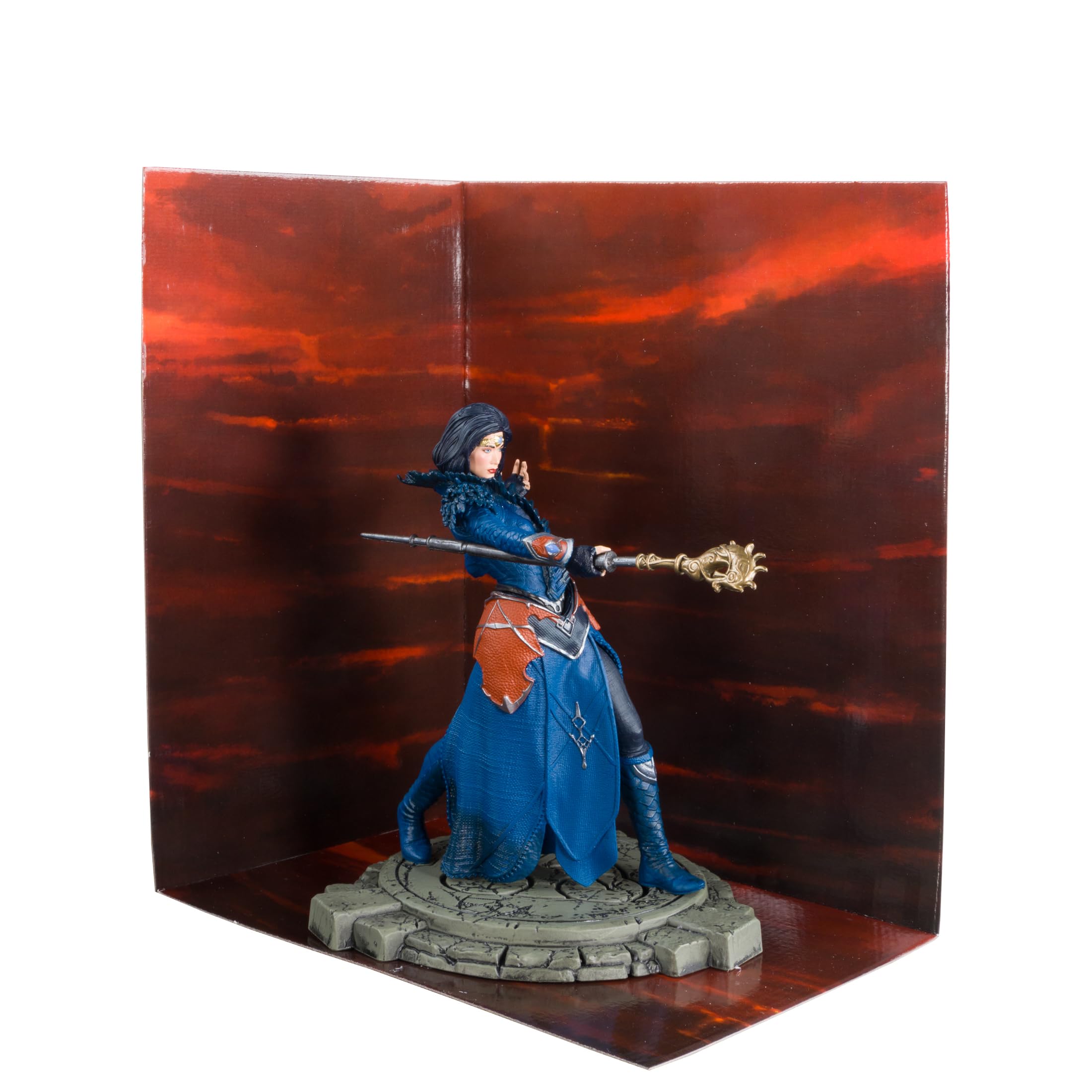 McFarlane Toys Diablo IV Hydra Lightning Sorceress diorama setup idea