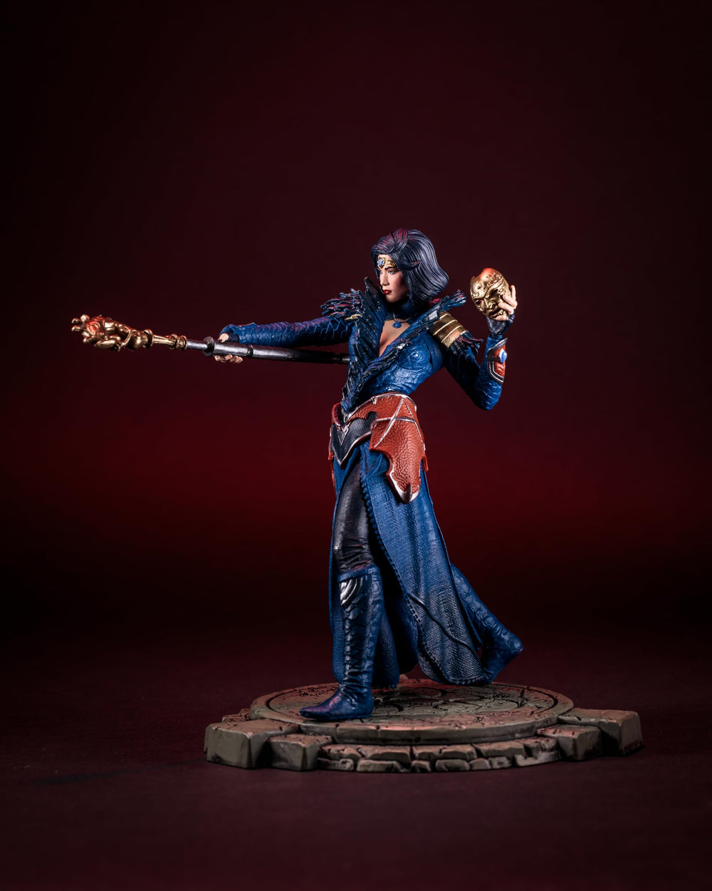 McFarlane Toys Diablo IV Hydra Lightning Sorceress with weapon one for posing