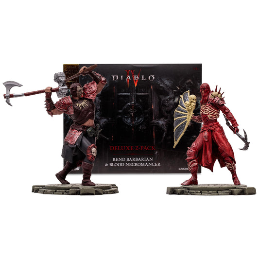 McFarlane Toys Diablo IV Rend Barbarian figure in dynamic pose for shelf display