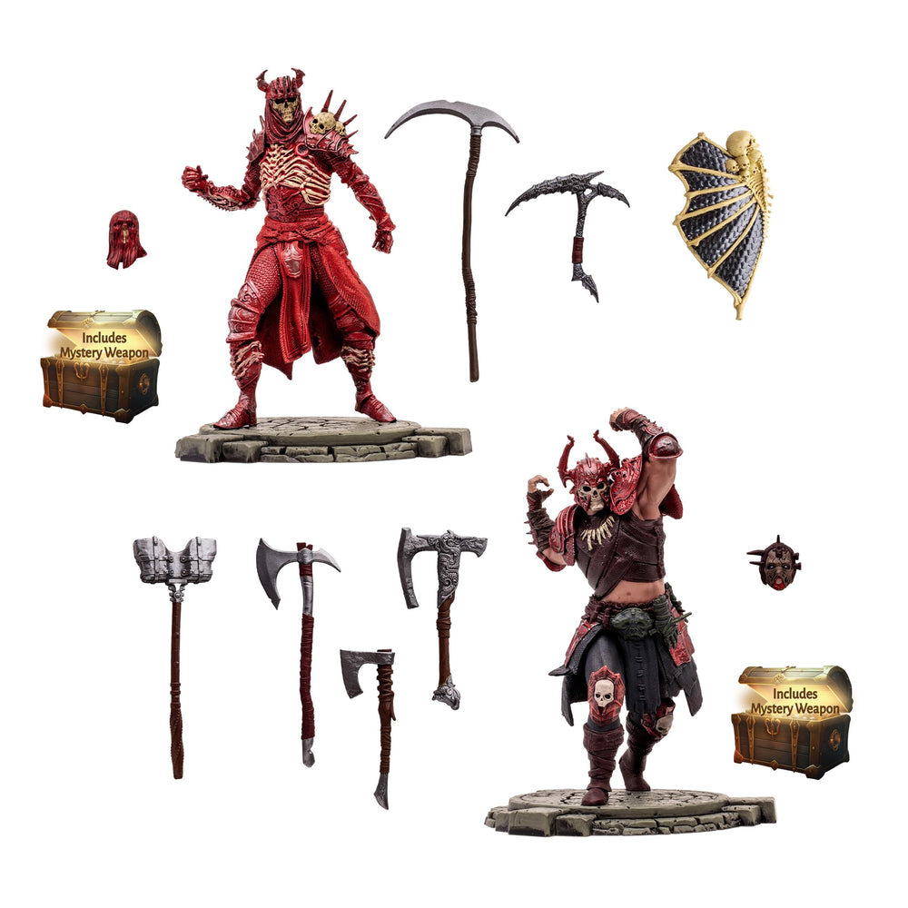 McFarlane Toys Diablo IV Rend Barbarian mystery weapon adds variety