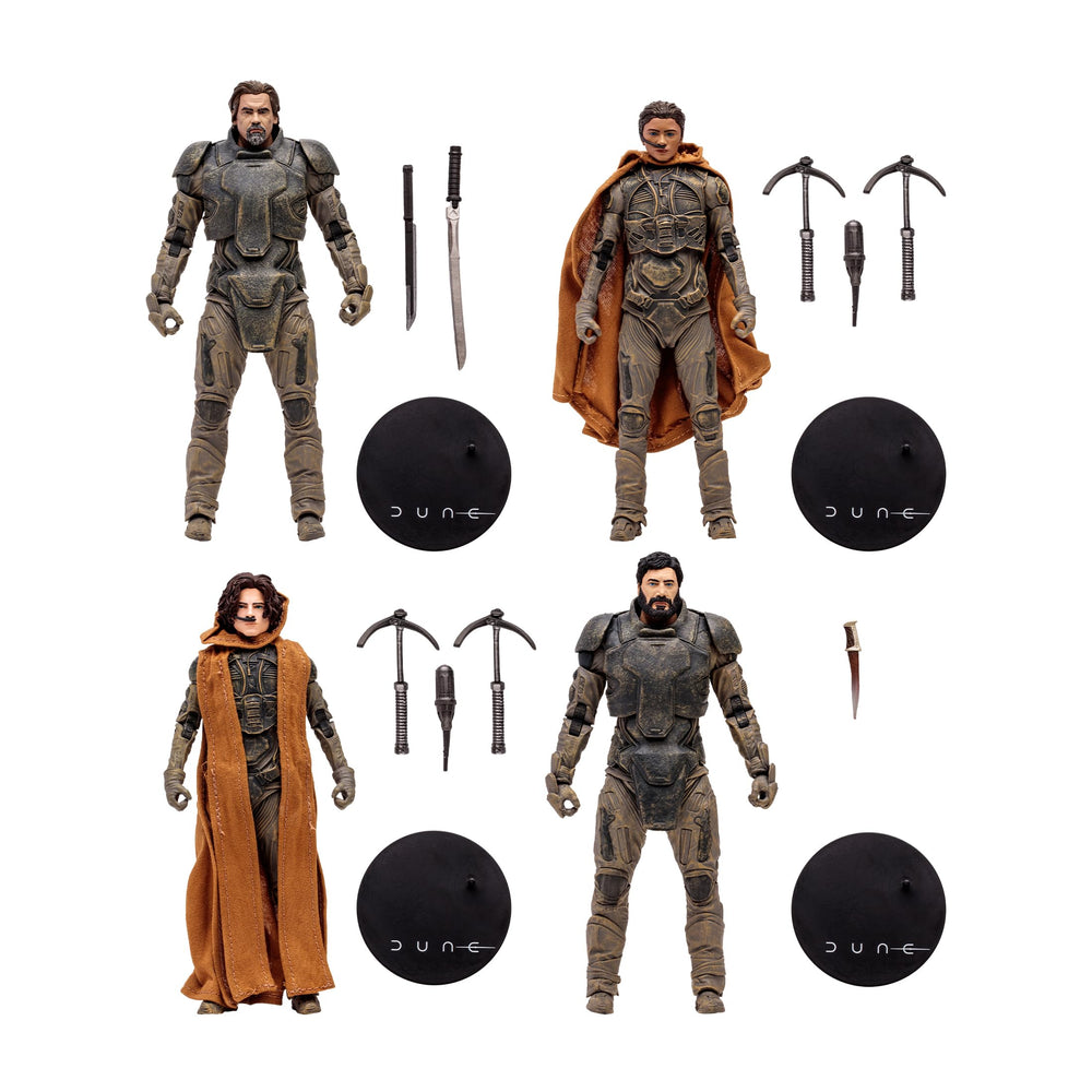 McFarlane Toys Dune Part Two wormrider hooks for dynamic diorama setups.