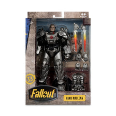 McFarlane Toys Fallout Hank MacLean art card with biography.
